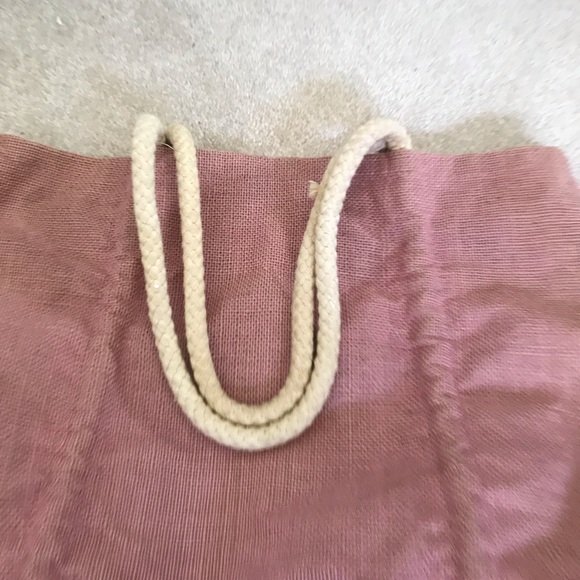 Roxy tote beach burlap style rope handle pink - Picture 9 of 9